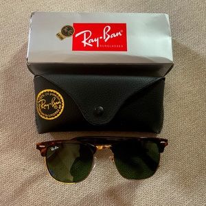 Unisex Ray-Ban Clubmaster RB3016 Tortise G-15